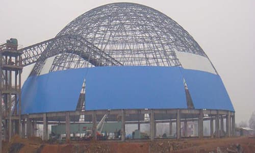 包头螺栓球网架加工的注意事项